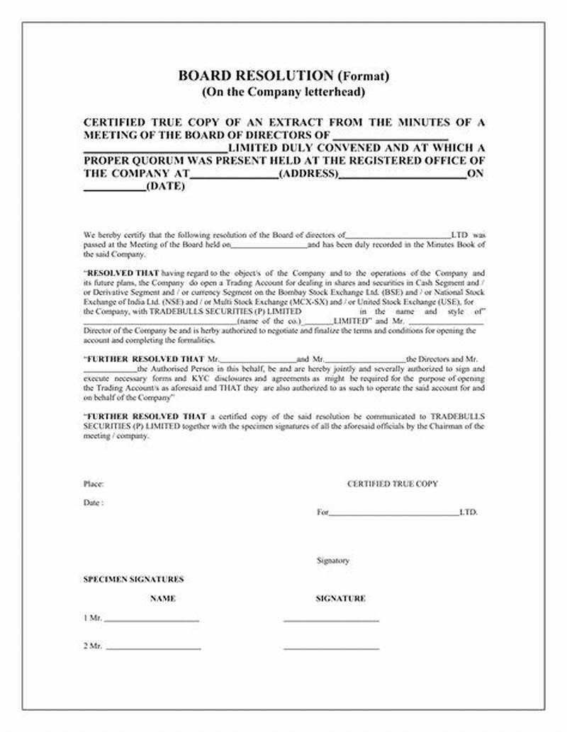 Sample Resolution Template