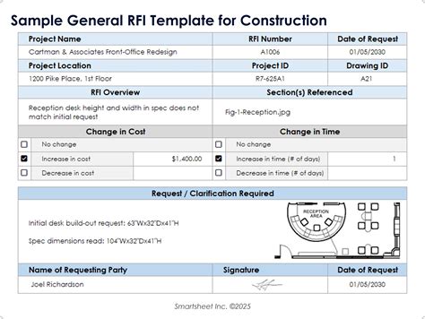 Sample Rfi Templates