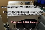 Samsung Electric Dryer Troubleshooting