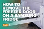 Samsung French Door Remove Freezer Door
