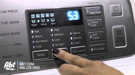 Samsung Washer Control Panel