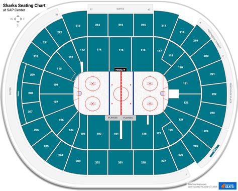 San Jose Sharks Arena Seating Chart