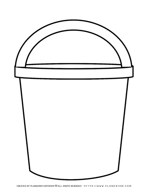 Sand Pail Template