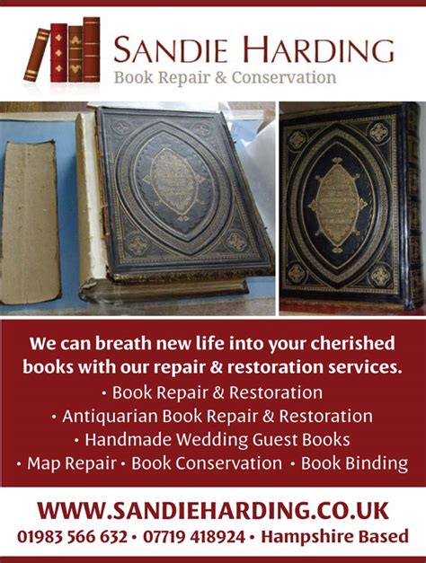 Sandie Harding book repair & conservation