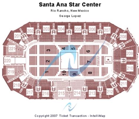 Santa Ana Star Seating Chart