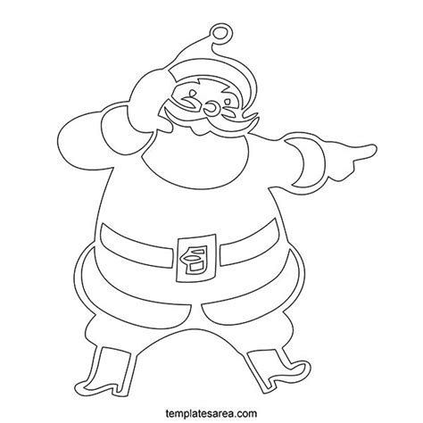 Santa Claus Outline Printable