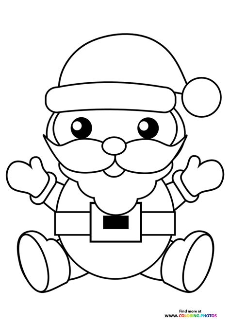 Santa Claus Printable Coloring Pages