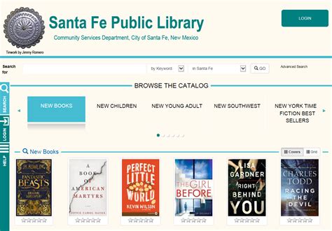 Santa Fe Public Library Catalog