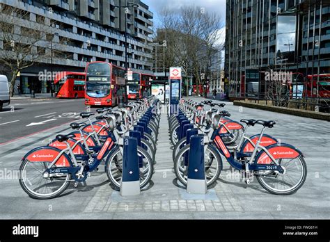 Santander Cycles: Hampstead Road, Euston