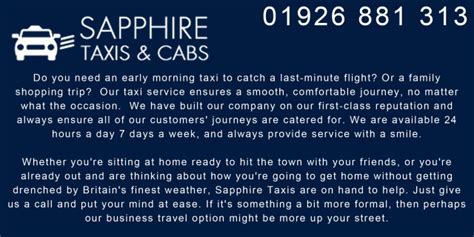 Sapphire Taxis