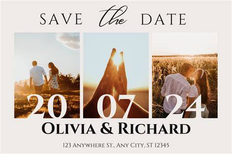 Save The Date Announcement Template