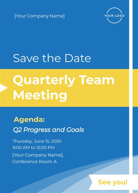 Save The Date Flyer Template
