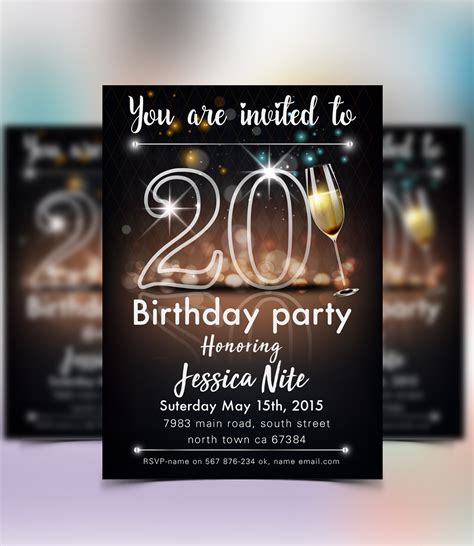 Save The Date Templates Birthday
