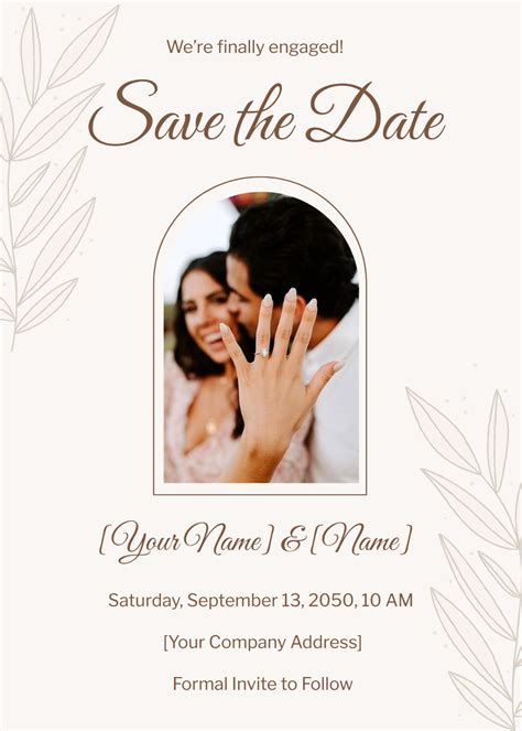 Save The Date Templates Free