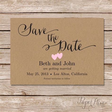 Save The Dates Templates Free