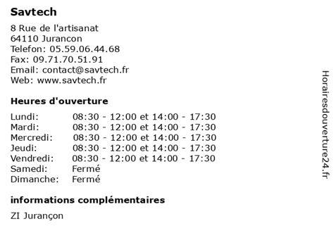Savtech à Jurançon