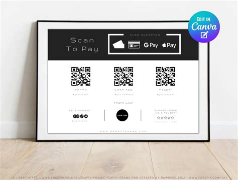 Scan To Pay Template