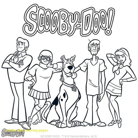 Scooby Doo Free Printable Coloring Pages