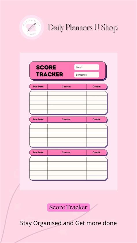 Score Tracker Template