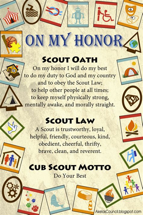 Scout Oath Printable