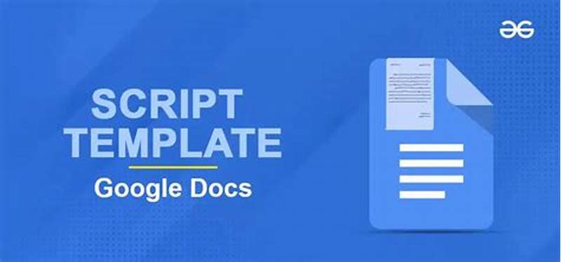 Script Writing Template Google Docs