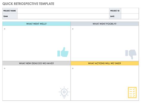 Scrum Retrospective Template
