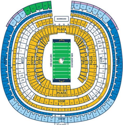 Sd Chargers Seating Chart