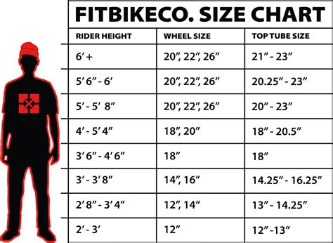 Se Bike Size Chart