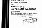 Sears Kenmore Washer Repair Instructions