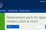 Sears Parts Online Ordering
