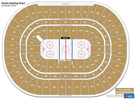 Seating Chart Anaheim Ducks