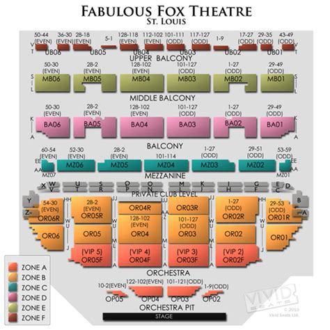 Seating Chart Fabulous Fox