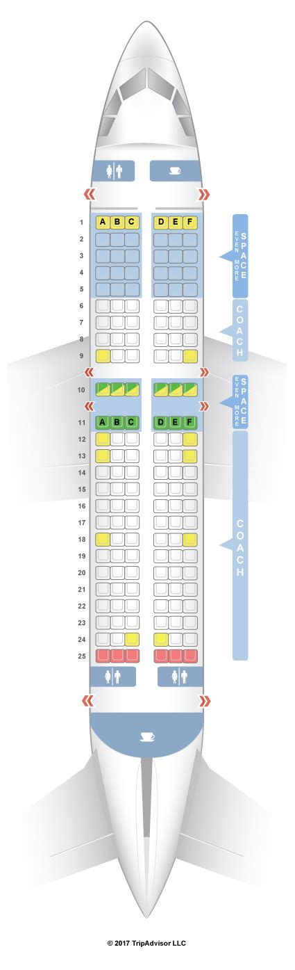 Seating Chart For Airbus 320