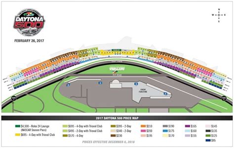 Seating Chart For Daytona 500