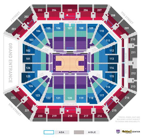 Seating Chart Golden 1 Center