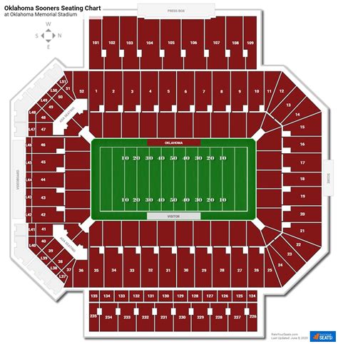Seating Chart Ou Football Stadium