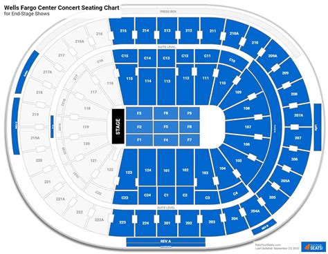 Seating Chart Wells Fargo Concert