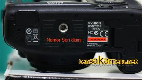 Segel Garansi Kamera Canon