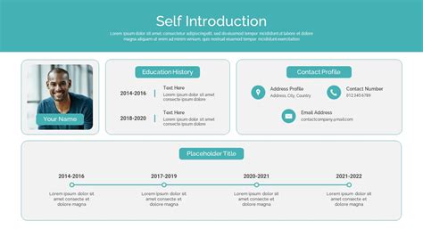 Self Introduction Slide Template