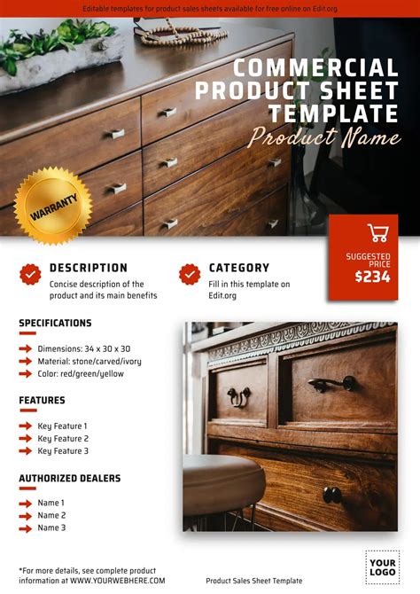 Sell Sheet Templates