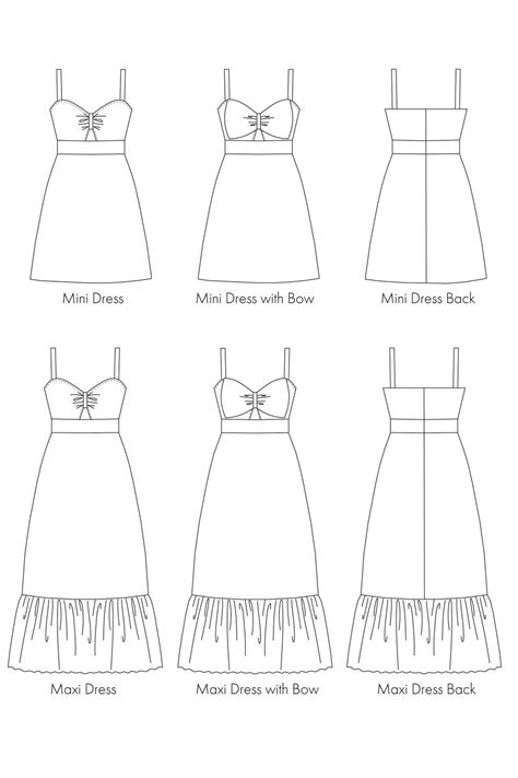 Sewing Dress Template