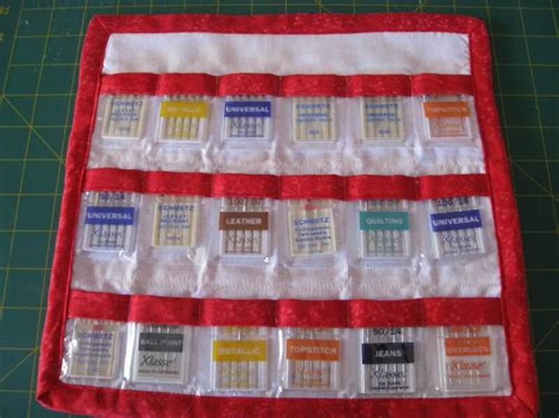 Sewing Machine Needle Organizer Pattern