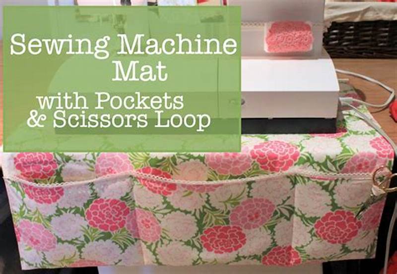 Sewing Machine Organizer Mat Free Pattern