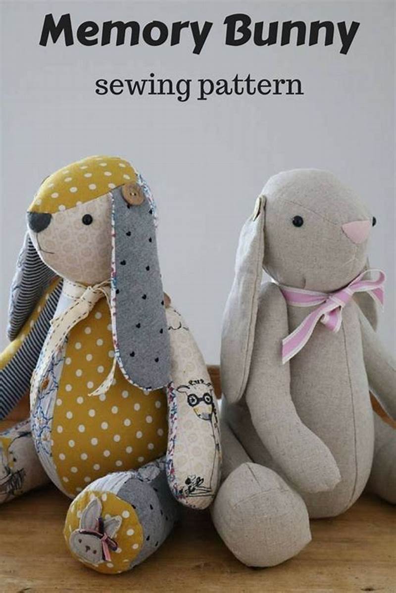 Sewing Pattern For Stuffed Rabbit