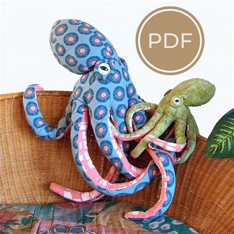 Sewing Pattern Octopus