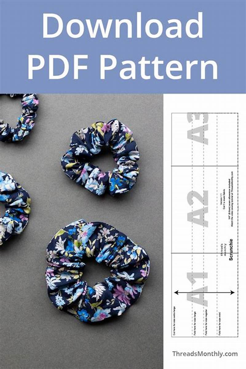 Sewing Scrunchie Pattern