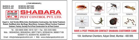 Shabara Pest Control Services