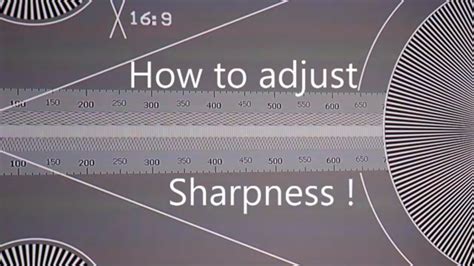 Pengaturan Sharpness
