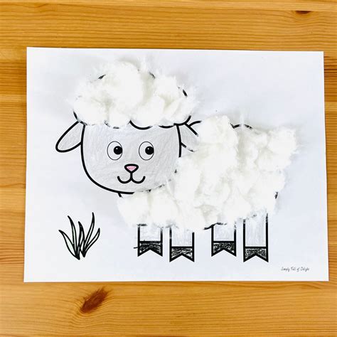 Sheep Craft Template