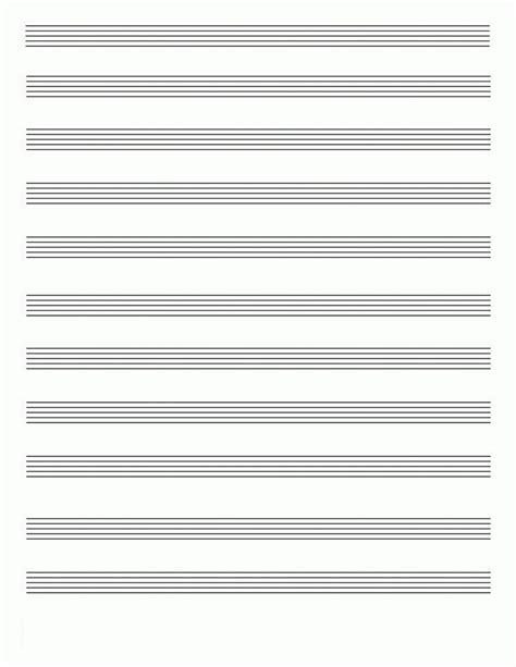 Sheet Music Template
